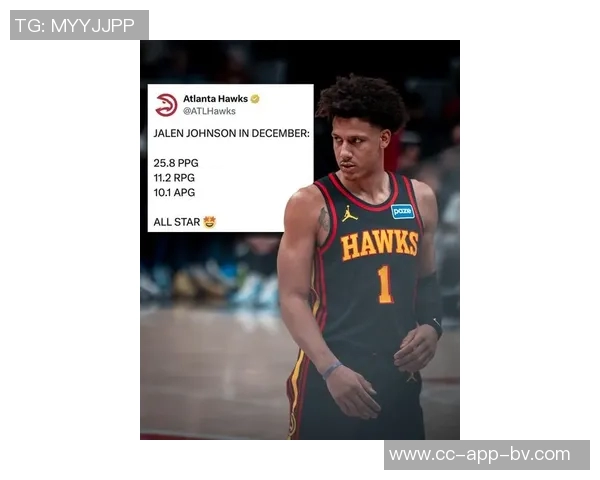 杰伦约翰逊创造历史成为NBA第七位单月场均25分三双球员